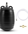 Inflatable Pipe Plug for Sewer Test and Pipeline Inspection 4 Inch Thick Natural Rubber Plumbing Ball with 1 Meter Plastic Extension Hose