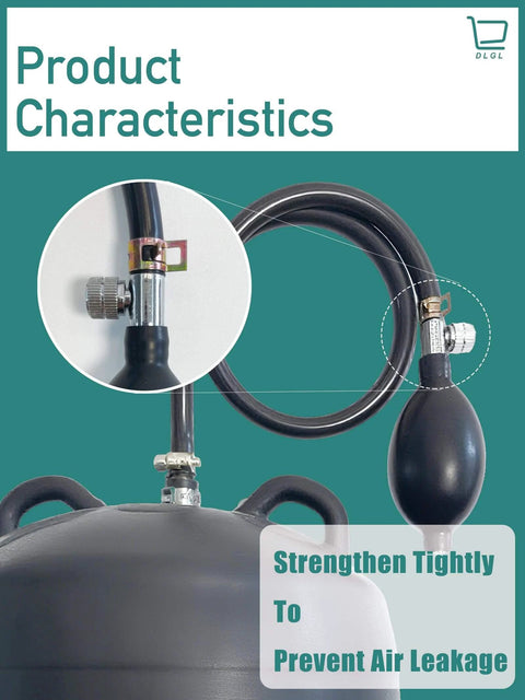 Inflatable Pipe Plug Balloon For Sealing And Testing Sewer Pipes With Integrated Air Pump Plumbing Pressure Bladder details