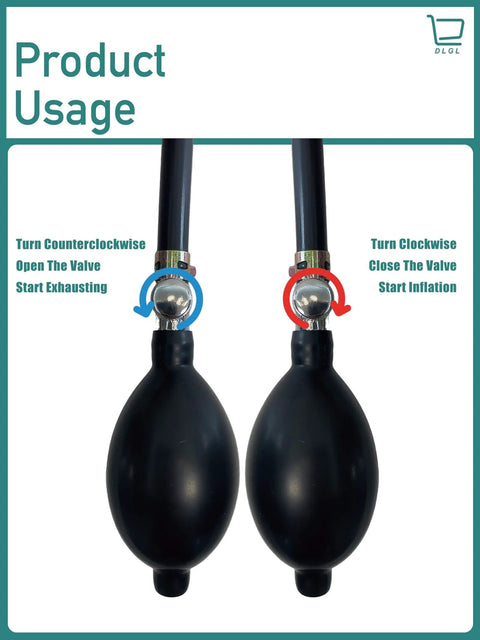 Inflatable Pipe Plug Balloon For Sealing And Testing Sewer Pipes With Integrated Air Pump Plumbing Pressure Bladder usage instructions