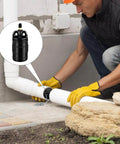 2 Inch Inflatable Pipe Plug For Sewer Tests And Water Pressure Testing Balloon Rubber Plug installation with hose and chain