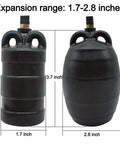 2 Inch Inflatable Pipe Test Plug With Extended Air Pipe For Plumbing And Sewer Testing, Natural Rubber Balloon Seal Plug