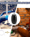 Inflatable Pipe Plug for Sewer Test and Pipeline Inspection 4 Inch Thick Natural Rubber Plumbing Ball with 1 Meter Plastic Extension Hose