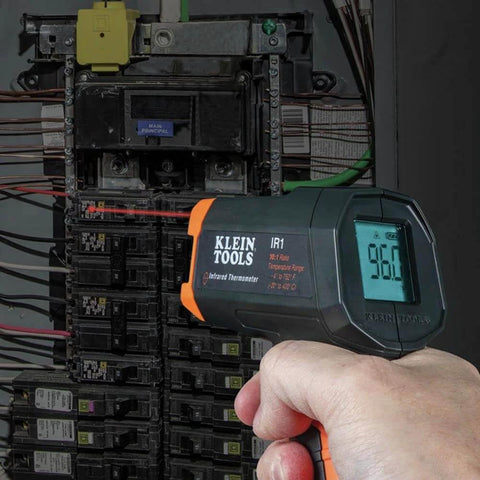 Infrared Thermometer, Digital Laser Gun is Non-Contact Thermometer with a Temperature Range -4 to 752-Degree Fahrenheit in use