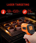 Infrared Thermometer Gun, Laser Thermometer for Cooking, checking oven temperature on baking cupcakes