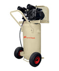 Ingersoll Rand P1.5IU-A9 2hp 20 gal Single-Stage Compressor (115/1) 42663401, beige tank, red wheels, handle, front view
