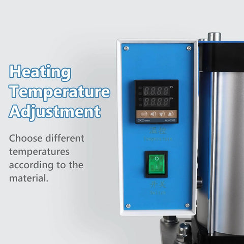 Display panel for heating adjustment on Vertical Injection Molding Machine Semi Automatic Pneumatic Plastic Extruder 0-15g Per Shot