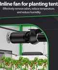 Powerful 4 Inch Inline Duct Ventilation Fan With 195 CFM And Variable Speed Controller For Hydroponics Grow Tent Toolazy
