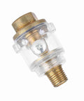 Transparent Inline Oil Lubricator For Tools And Compressors With Automatic Lubrication System Delivers Consistent Oil Through The Pipe