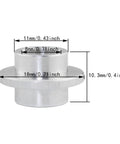 Aluminum Inline Skate Bearing Bushing Spacers Kit 16 Pieces With 8mm Axle Spacers dimensions and specifications