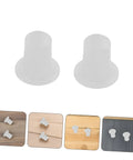 50 Pack Inline Skate Edge Covers and Side Bushings for Roller Skates Universal Bearing Replacement Kit, shown with wood backgrounds