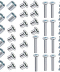 Inline Skate Replacement Parts Kit With Aluminum Alloy Shaft And Bearings Spacer For Smooth Spin 46 Piece Set