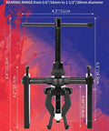 Three Jaw Inner Pilot Bearing Puller for car SUV motorcycle bearing removal tool universal fit for sleeve type bearings.