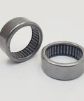 Inner Camshaft Needle Roller Bearings for 2007-2017 Harley Twin Cam Models, shown as a pair, steel construction, for performance engines.