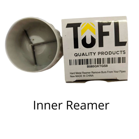 Stainless Steel Pipe Reamer Tool For Quick Deburring And Reaming Durable Metal Build visible with packaging and label