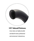 1PZ 10W-X02 2-Pack Heavy-Duty 90° Valve 10x2/10x2.125 Inner Tube Replacement close-up showing sidewall thickness