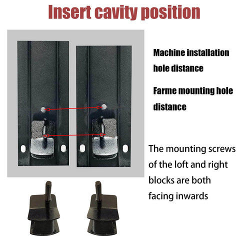 Anti Vibration Rubber Mounts For Generators Compatible With Predator 7000 And 8750 Watt Models showing cavity position alignment.