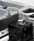 Heavy Duty Five Eighths Inch Insert Table Mounted Clamp With Rear Crank Handle For BuildPro Welding Tables