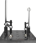 Inserta Clamp For Eight And A Half Inch Capacity By Build Pro UEN5200 on workbench, showing heavy-duty 4 inch throat clamp in use