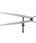 Inside calipers with a 6.5 inch jaw opening deliver precise inner diameter measurements in metalworking and machining; hardened steel.