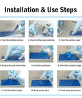 Sticky Mats For Cleanrooms And Laboratories 60 By 90 Cm 10 Pack 300 Sheet Adhesive Debris Mats installation steps guide