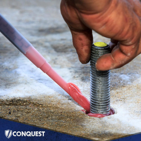 Installing Heavy Duty Grade 55 Threaded Rod For Structural Anchoring, Fasteners Plus, 1 Inch Dia, ASTM F1554, Galvanized