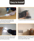 Installation of Heavy Duty Aluminum Z Hanger Wall Mount Kit For Picture Frames And Artwork With Hidden Bracket Clips French Cleat Style Hanging Hardware For Mirrors Cabinets Paintings Whiteboards Up To 60 Lbs 6 Inch Pack Of 3 Pairs