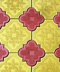 Patterned concrete pavers created using Pro Grade Paver Stone Mold PS 7119/3R For Concrete Pavers 8.5 By 8.5 By 1.75 Inches thick
