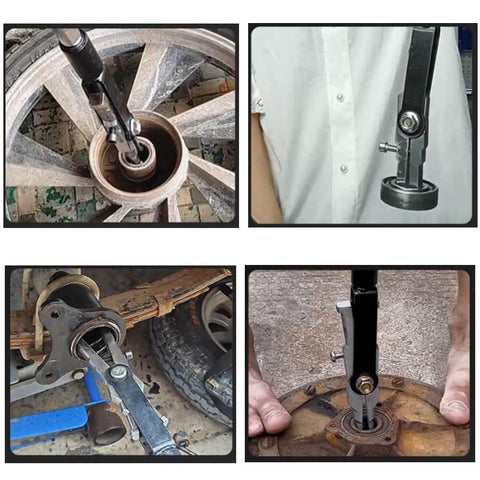 Internal Bearing Puller With Slide Hammer Pro Grade Bearing Extractor For 16-45mm Bearings in use on machinery parts