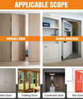 Invisible Door Slick Hidden Hinge Set Lipshome 7 Inch Concealed Hinges applicable for various door types and hidden features