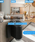No Drill Invisible Door Stopper With Magnetic Door Stop Heavy Duty Hidden Door Catch Holder in usage scenarios