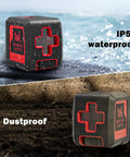 Cross Line Laser Level With Tripod Kit For 100 Ft Range Green Laser Self Leveling And Pulse Mode IP54 Waterproof