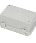 IP65 Waterproof ABS Plastic Electrical Box With Hinged Lid And 2 Cable Glands Gray Outdoor Enclosure For Electronics Weatherproof 5.9 X 3.9 X 2.8 Inch Box Durable ABS Case For DIY Projects