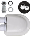IP68 Weatherproof Solar Cable Entry Gland For RV Roofs And Marine Installations, Double Cable Through Entry Housing components