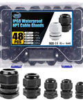 48-pack utility cart 22 mm platform size built for moving boxes, appliances, and heavy cargo displayed with cable glands package