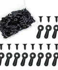 120 Pcs Picture Frame Backing Clips With Turn Buttons And Screws Durable Iron Frame Hardware for Securing Photos Paintings