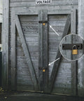 Seven And One Half Inch Heavy Duty Door Lock Hasp Latch With One Eighth Inch Thick Iron Gate Hasp for outdoor wooden gate