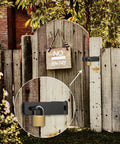 Seven And One Half Inch Heavy Duty Door Lock Hasp Latch With One Eighth Inch Thick Iron Gate Hasp for outdoor gate security