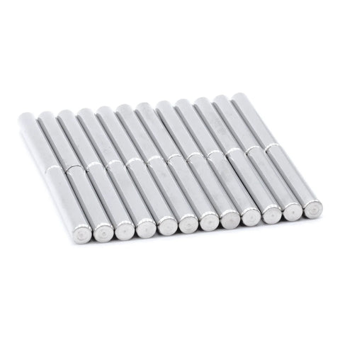 Ivar Shelf Dowel Pins Replacement Pack Of 24 6x40mm Compatible With IKEA Part 101324 for IVAR Bookshelf displayed in a row