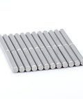 Ivar Shelf Dowel Pins Replacement Pack Of 24 6x40mm Compatible With IKEA Part 101324, steel pins arranged in a row