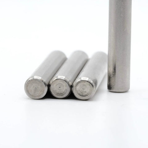 Ivar Bookcase Shelf Dowel Pins 6x40mm Replacement Dowels for IVAR Assembly, plated steel pins pack of 4, compatible with IKEA Part 101324