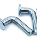 Heavy Duty J Bolt Safety Pins For Pallet Racks And Shelving Systems Lokatall 50 Pack Universal Drop Pins shown close-up