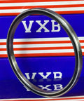 JA035CP0 Slim Thin Sealed Bearing 3-1/2" x 4" x 1/4" inch side view showing chrome steel ring on blue background.