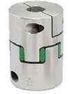 NBK Japan MJC-14CS-EWH 3/16" inch to 3/16" inch Jaw-type Flexible Coupling metal front view