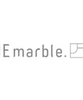 Logo of JE marble showcasing a modern design, featuring the brand name in a stylized font.