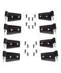 Door Hinge Kit For 2007 2018 Jeep Wrangler JKU 4 Door Heavy Duty Cast Steel Powder Coated Black Replacement Hinges