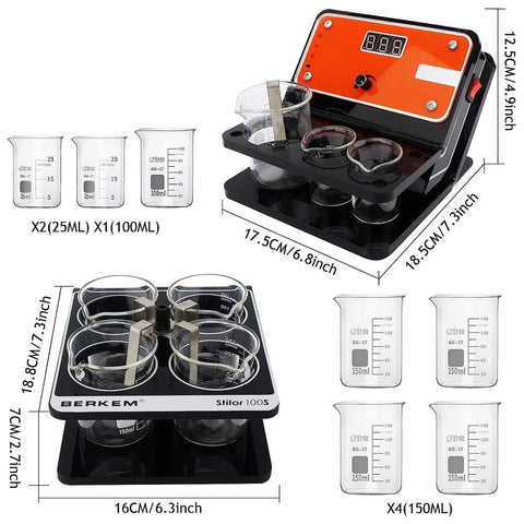 Pen Type Jewelry Plating Machine Kit with Electroplating Pen, beakers for gold, silver, nickel plating, adjustable current display