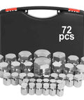 Heavy Duty 72 Piece JIC 37 Degree Cap And Plug Kit Ready To Roll Carbon Steel Zinc Plated For Rust Resistant Hose And Tube Fittings Sizes
