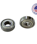 Jointer Planer Bearings Set Of 2 For Craftsman 113.206930 Jointer Planer Cutter Head Bearings Replacement Pro Grade Heavy Duty Made In USA
