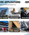 JQDML 12V linear actuator - solar tracker, electric bed, snow blower, lift mechanism, door opener, window opener.