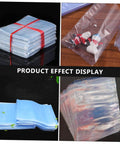 Jumbo Clear Shrink Bags For Poultry 25x18cm Heat Shrink Film With Sealer showcasing packaging effect and transparency.